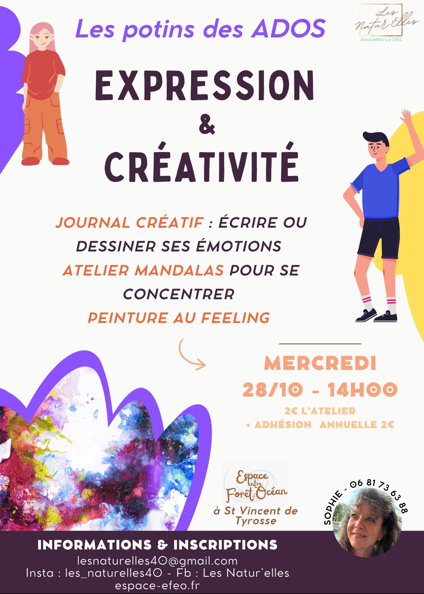 Espace EFEO - Atelier créatif ados Espace EFEO - Atelier créatif ados